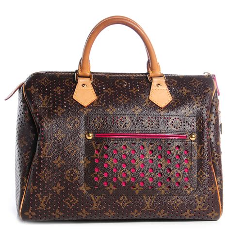 louis vuitton monogram perforated speedy 30 bag|louis vuitton monogram 30.